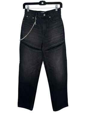 AREA Slit Jeans NWT